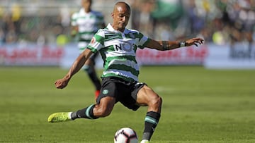 Bruno Gaspar, con el Sporting de Portugal.