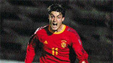 <B>SABOR AGRIDULCE</B>. Riera tuvo tiempo de marcarle un gol a Alemania antes de caer lesionado.