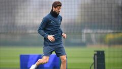 Fernando Llorente con el Tottenham Hotspur.