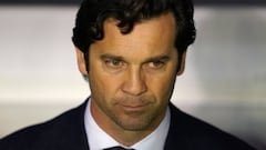 Solari, en el Valladolid-Real Madrid.