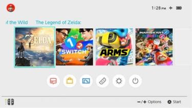Todos los detalles sobre la interfaz de Nintendo Switch
