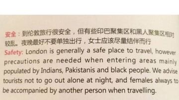 Extracto de la revista &quot;Wings of China&quot; de Air China. Im&aacute;gen: Twitter