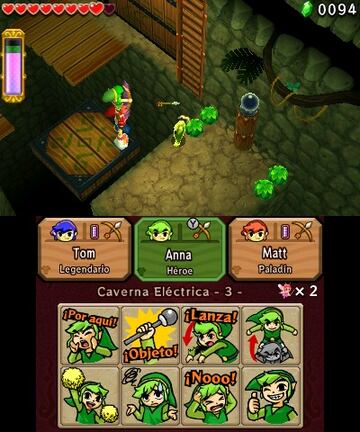 Captura de pantalla - The Legend of Zelda: Tri Force Heroes (3DS)