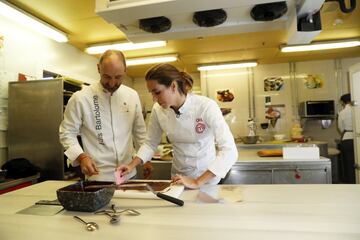 La legendaria nadadora española y ganadora del programa televisivo Masterchef Celebrity Ona Carbonell ha presentado junto al reconocido chef Luis Bartolomé el que será el postre de la Gala As del deporte 2019.