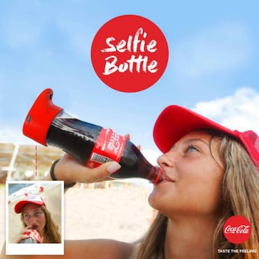 Cómo sacarte un selfie cada vez que bebas una Coca-cola
