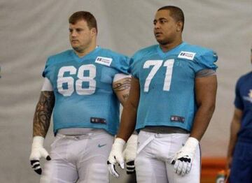 Richie Incognito, acosador y Jonathan Martin, acosado.