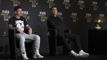 Cristiano and Messi would each have one Ballon d'Or less