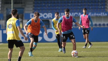 Entrenamiento Deportivo de La Coru&ntilde;a. Aguirre,  ivan guerrero