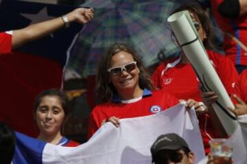 Las mejores imágenes de la previa del Ecuador - Chile