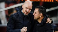 Xavi Hernández y Van Nistelrooy, los candidatos al banquillo del Manchester United