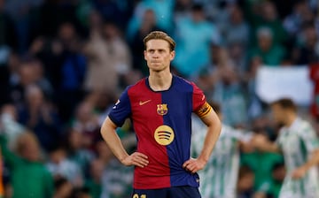 Frenkie de Jong's future at Barcelona is uncertain.