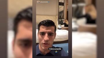 Morata se 'desespera' con Alice en Nochebuena: "Madre mía, tenía que haber traído la Play..."