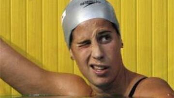 <B>RÉCORD DE ESPAÑA</B>. La nadadora española se coló en la final de 1.500 y firmó un nuevo récord de España al parar el crono en 16:09.40.