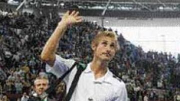 <b>HÉROE NACIONAL.</b> Juan Carlos Ferrero abandonó la pista central con los espectadores puestos en pie. El Rockódromo se rindió a la magia del mejor jugador del mundo.