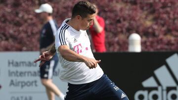 James Rodríguez, jugador del Bayern Múnich