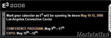 Abierta la página oficial del E3 2006