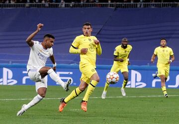 1-3. Rodrygo marca el primer gol.