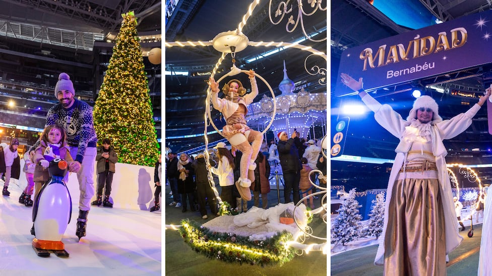 El Madrid se pasa el juego, ¡alucinen!: así es el parque temático del Bernabéu para la Navidad