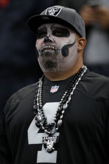 El color de la afición de la NFL en en el Estadio Azteca