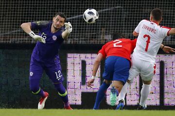 Las mejores imágenes del duelo entre Chile y Serbia en Austria