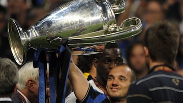 Sneijder levanta la Champions con el Inter de Mil&aacute;n