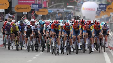 Cycling - Giro d'Italia - Stage 1 - Durazzo to Tirana - Albania - May 9, 2025 General view during stage 1 REUTERS/Florion Goga