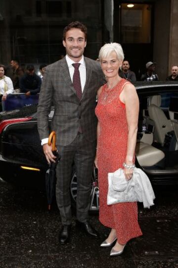 Thom Evans y Judy Murray.