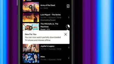La novedad que Netflix ha introducido en sus descargas