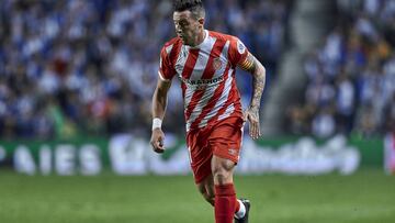 Aday Benítez, en un partido con el Girona.