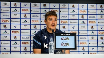 Ion Ansotegi, entrenador de la Real Sociedad B.