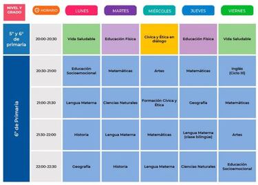 Programa Aprende en Casa: en qué canal se emitirá, calendario y horarios