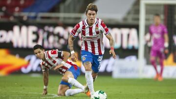 CRISTIAN CALDERON OF GUADALAJARA during the game Guadalajara vs Leon, corresponding to the first leg of the Semifinals of the 2020 Torneo Guard1anes Apertura of the Liga BBVA MX, at Akron Stadium, on December 02, 2020. <br><br> CRISTIAN CALDERON DE GUADALAJARA durante el partido Guadalajara vs Leon, correspondiente al partido de Ida de Semifinales del Torneo Apertura Guard1anes 2020 de la Liga BBVA MX, en el Estadio Akron, el 02 de Diciembre de 2020.