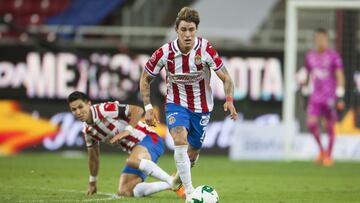 CRISTIAN CALDERON OF GUADALAJARA during the game Guadalajara vs Leon, corresponding to the first leg of the Semifinals of the 2020 Torneo Guard1anes Apertura of the Liga BBVA MX, at Akron Stadium, on December 02, 2020.   &lt;br&gt;&lt;br&gt;   CRISTIAN CALDERON DE GUADALAJARA durante el partido Guadalajara vs Leon, correspondiente al partido de Ida de Semifinales del Torneo Apertura Guard1anes 2020 de la Liga BBVA MX, en el Estadio Akron, el 02 de Diciembre de 2020.