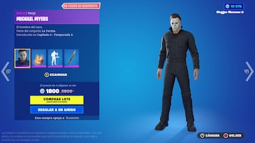 fortnite michael myers halloween skin