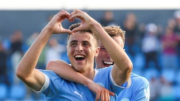 Morante celebra su gol ante el Burgos.