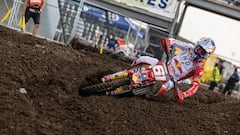 Jorge Prado, con la GasGas en el MXGP de Alemania 2023.