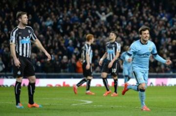 David Silva cerró la goleada con dos goles en dos minutos. 