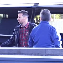 Messi, concentrado en Madrid con la selección argentina