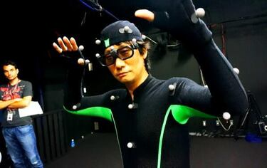 Kojima se captura los movimientos en su estudio