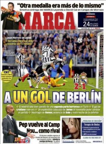 Portadas de la prensa deportiva