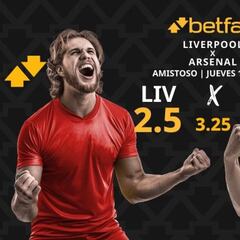 Liverpool FC vs. Arsenal FC: horario, dónde ver, pronósticos y estadísticas