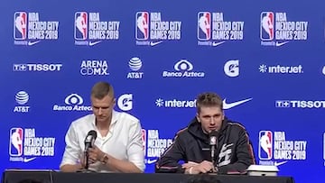 Luka Doncic y Kristaps Porzingis: “Podemos ser un dúo de peligro”