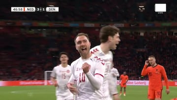 La cara de sus compañeros vale más que millones: si la vuelta de Eriksen ya era pura felicidad...