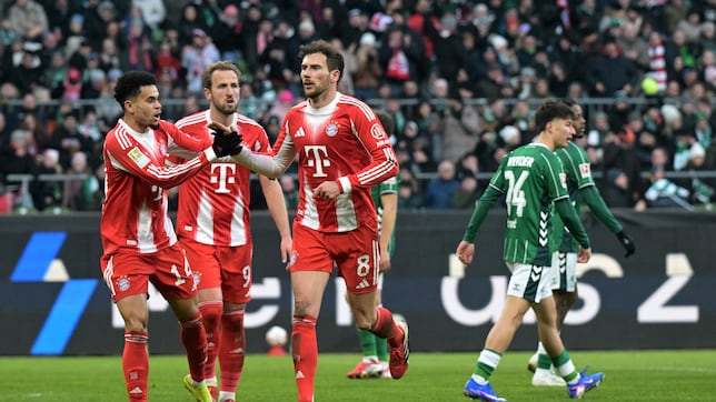 Luis Díaz suma una nueva asistencia en goleada del Bayern a Werder Bremen