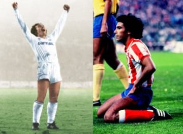 Hugo Sánchez también jugó en el Real Madrid entre 1985 y 1992 además de en el Atlético entre 1981 y 1985.