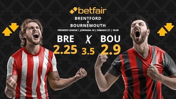 Brentford vs. Bournemouth: horario, dónde ver, pronósticos y clasificación