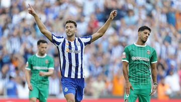 Nico Gonzalez celebra un gol