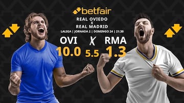 Real Oviedo vs. Real Madrid: horario, dónde ver, estadísticas y pronósticos