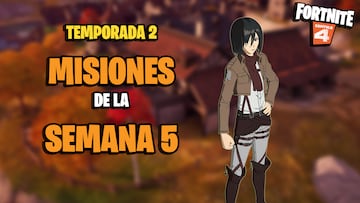 fortnite capitulo 4 temporada 2 mega misiones semana 5