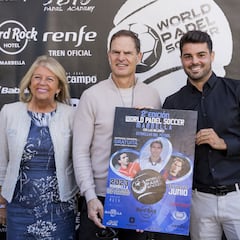 Frank De Boer y Fernando Sanz apadrinan el II Word Pádel Soccer para estrellas del fútbol
